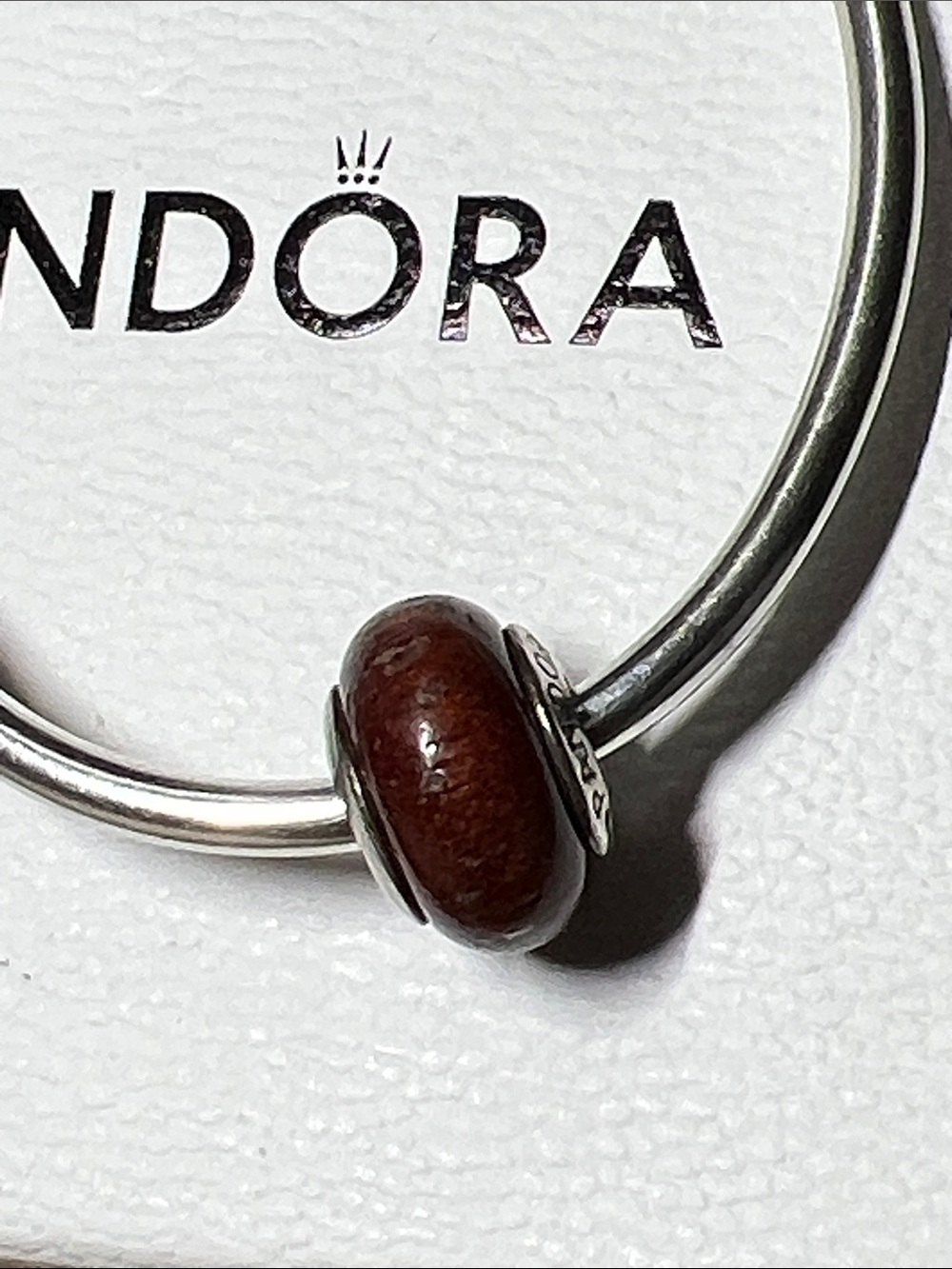 Pandora Muirapiranga Wood Charm